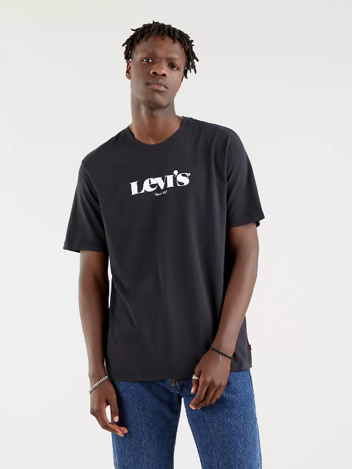Levi&#39;s men&#39;s short sleeve t-shirt 1873 161430084 black