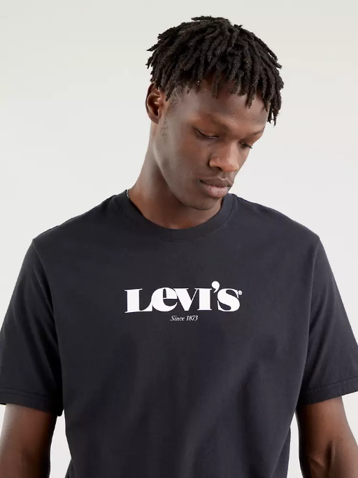 Levi&#39;s men&#39;s short sleeve t-shirt 1873 161430084 black