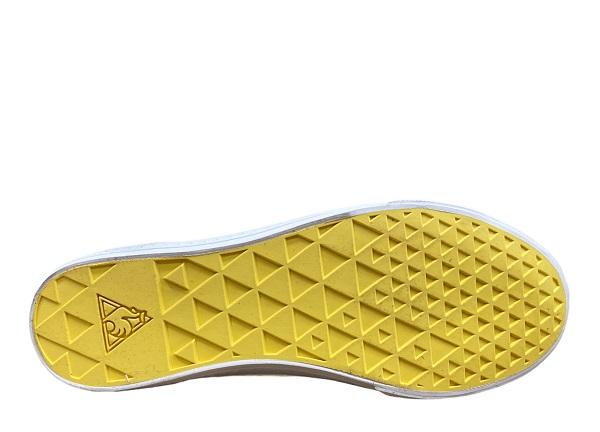Le Coq Sportif adult canvas sneakers shoe Deauville Plus 1411204 yellow