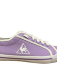 Le Coq Sportif women's sneakers shoe in Deuville Bicolour canvas 1210234 lilac-white