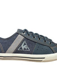 Le Coq Sportif scarpa sneakers in tela e pelle da uomo Saint Malo 2 1411285 grigio scuro