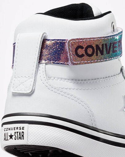 Converse Pro Blazer HI Iridescent Glitter 671533C white/black/white