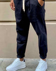 Klixs Cotton trousers with elastic waist 01140AP 1 black