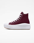 Converse Chuck Taylor All Star Move women's high wedge sneakers A02430C burgundy-white 