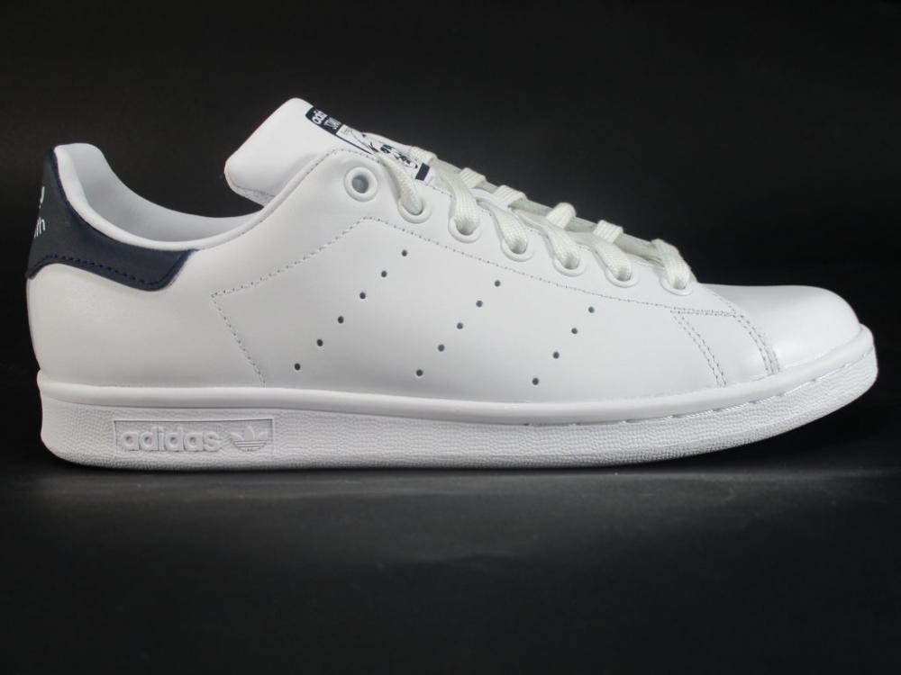 Suola in gomma Adidas Originals Stan Smith M20325 bianco blu