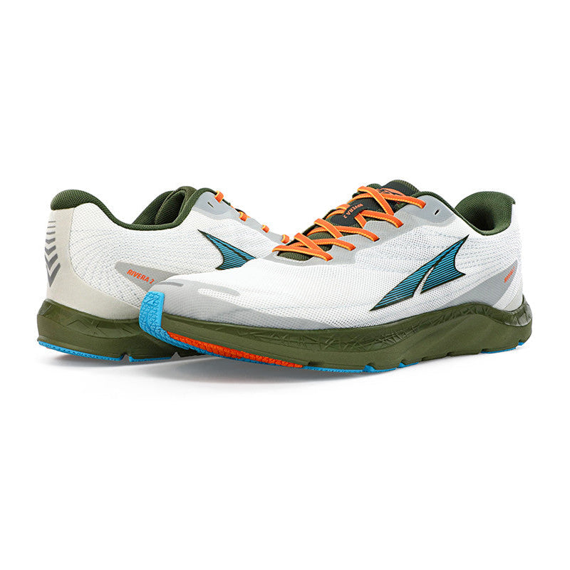 Altra scarpa da corsa da uomo Riviera 2 AL0A547G130 bianco verde 4