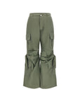 Freddy pantalone Cargo con tasche e coulisse BRITNEYF301 V69X verde pigmentato