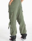 Freddy pantalone Cargo con tasche e coulisse BRITNEYF301 V69X verde pigmentato