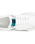 CafèNoir women's sneakers with 40 heel and upper with mint mirror inserts C1DE1810 W067 multi mint