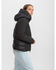 Canadian Lytton women's short waterproof jacket CN.G221377W/BKBK black 