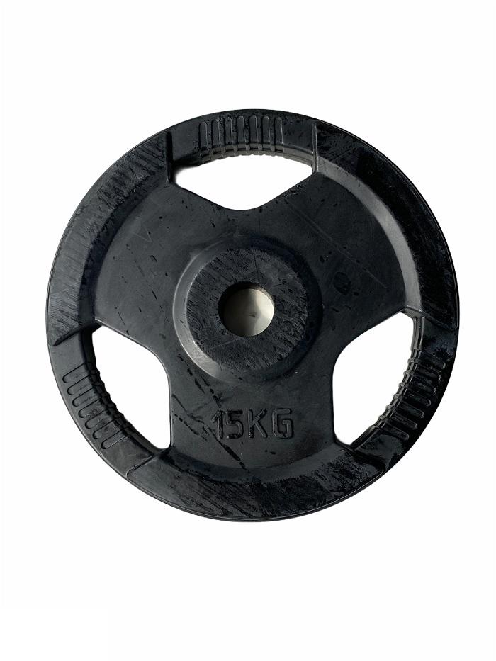 Contes Olympic Disc covered in rubber 15Kg with 50mm hole 03741