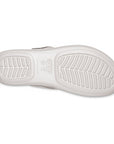 Crocs women's flip-flop sandal Monterey Wedge Flip W 206303-0GO platinum silver