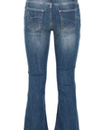 CafèNoir Jeans W Cropped Flare with applications on the pockets C7JJ0041 B007