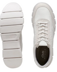 Clarks scarpa sneakers da uomo Nature X One 171924 bianco