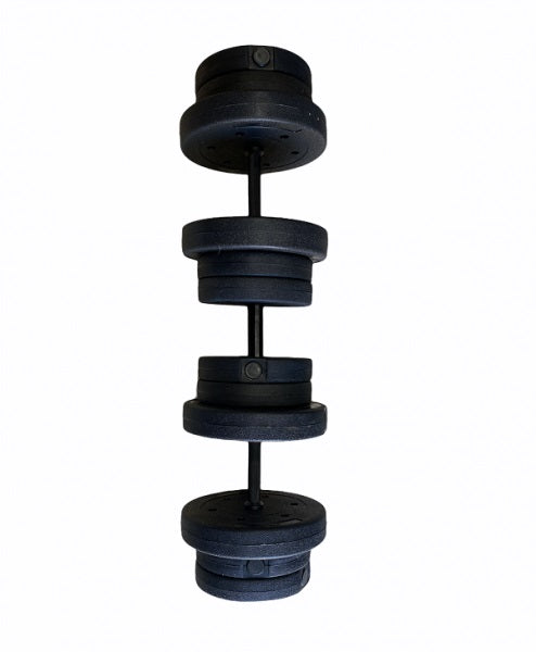 Contes Bilanciere assemblato 42Kg con barra di collegamento per esercizi total body e powerlifting