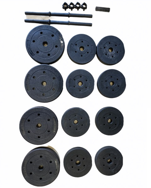 Contes Esempio di utilizzo dei manubri DY-DB-42KG per esercizio curl bicipiti e tonificazione braccia