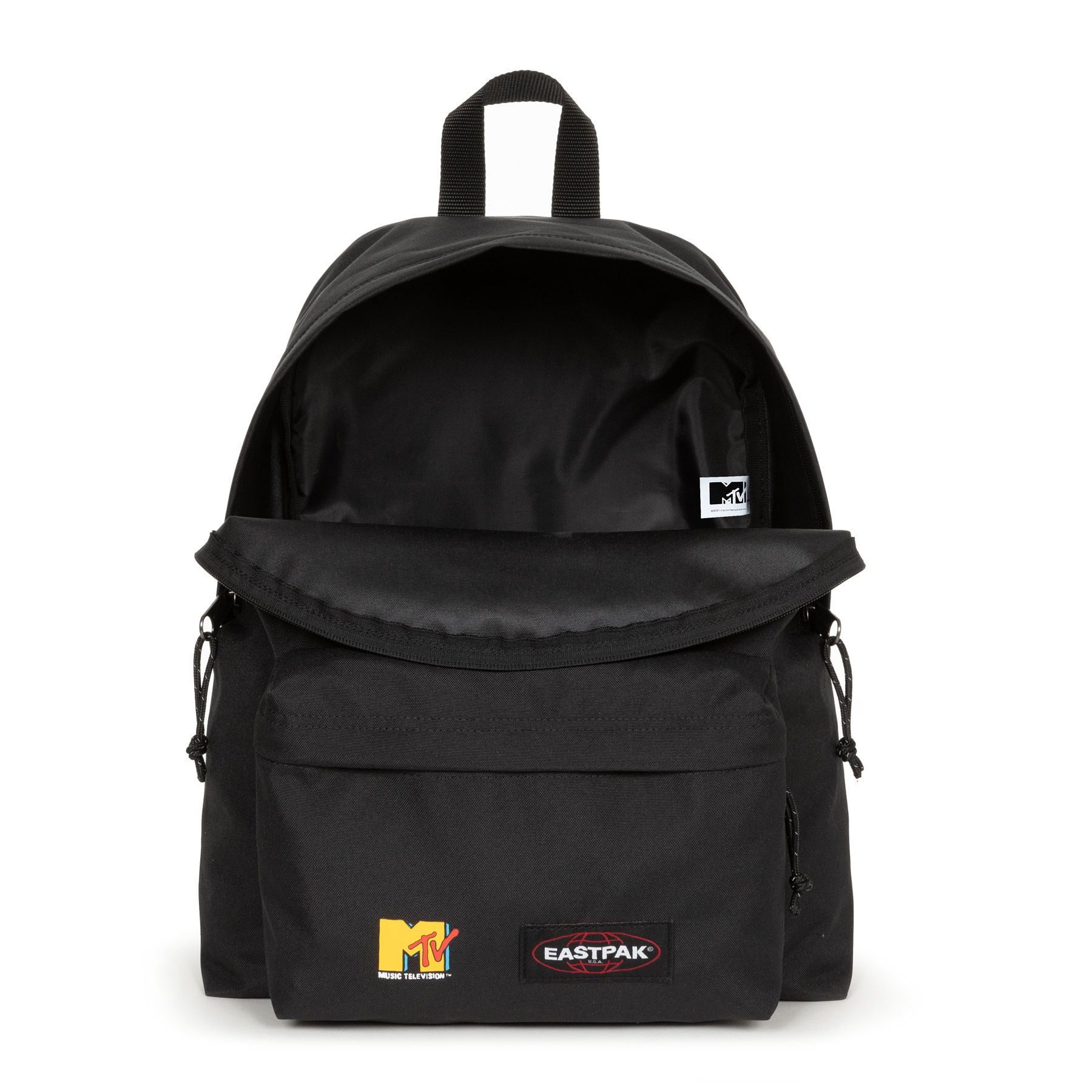 Eastpak Backpack for school and free time Padded Pak&#39;r MTV Sound 40x30x18cm 24liters EK000620L90 black