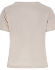Freddy Lightweight jersey comfort crop top t-shirt FAIRC022X Z40X Moonbeam Direct Dyed 