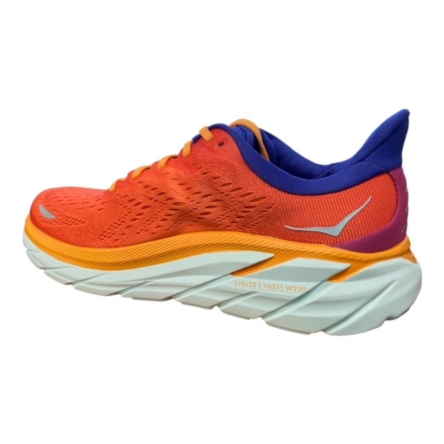 Scarpe da corsa Hoka One One Clifton 8 modello 1119393-FBLN colore fiesta-bluing per uomo con schiuma ultraleggera e reattiva