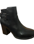 Xti women's heeled shoe Botin 48402N black