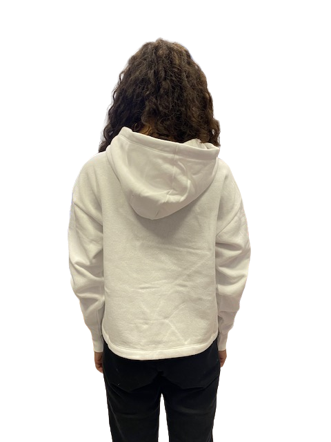 Champion Hooded Sweatshirt in fleece cotton 115389 WW001 WHT white