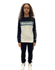 Champion Tuta da ragazzo girocollo 306183 KK002 NBK/NBK/WHT/GPG navy-grey-white