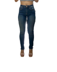Yes Zee Women's jeans trousers 5 pockets jeggings P377W205 J712 super stone