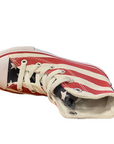 Converse Youth All Star HI 3J254 stars &amp; bars high sneakers with flag