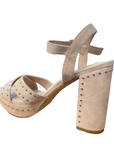 Xti shoe with 11 cm heel 32056 Nude 