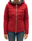 Censured Women's softshell hooded jacket JW6232 T SSK 7090 red dahlia