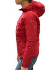 Censured Women's softshell hooded jacket JW6232 T SSK 7090 red dahlia