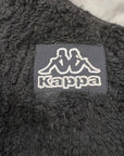 Kappa maglia in pile con cappuccio e cerniera intera Logo Clo 34111QW 005 nero