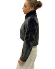 Censured women's short faux fur JW6244 T FRCN 90 black