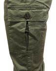 Hangar93 Military cotton trousers with 1 side pocket Z2641J MIL02 army green