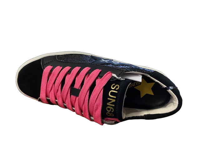 Sun68 women&#39;s sneakers shoe Betty Z42220 11 black