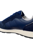 Sun68 Tom Classic men's sneakers shoe in leather Z42104 07 blue