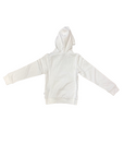 Puma Girls' sweatshirt with hood and pouch pocket ESS+ 2 large logo print 670310 12 white pink