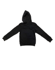 Puma Girls' sweatshirt with hood and pouch pocket ESS+ 2 logo print 670310 11 black pink gold