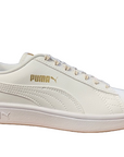 Puma boys sneakers shoe Smash v2 386197 01 white-gold