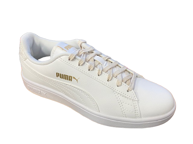 Puma boys sneakers shoe Smash v2 386197 01 white-gold