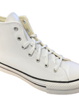 Converse high sneakers in synthetic leather with wedge Chuck Teylor All Star Eva Lift HI A02486C white-black