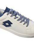 Lotto low men's sneakers 1973 AMF EVO VII 218095 9E2 white-dress blue