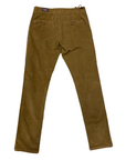 Trez Men's stretch trousers in small corduroy Prot-Cord T M45732 307 light brown