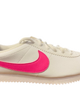 Nike scarpa sneakers da ragazza Cortez GS 749502 106 bianco-rosa