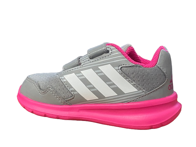 Adidas AltaRun CF BA9412 gray-pink girls&#39; sneakers
