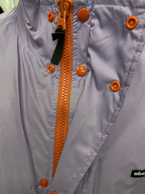 Obey giacca reversibile da uomo Digital 121800495 arancio ginger-lilla