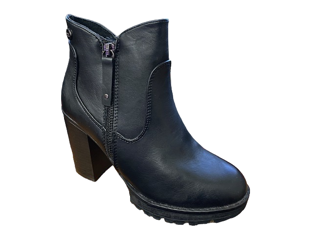 Xti women&#39;s heeled shoe Botin Gris 49367 black 