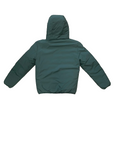 Censured Reversible men's jacket with hood JM4096 T SSK 3020 green blue