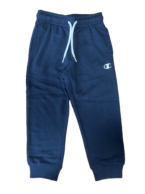Champion Legacy Basics Powerblend children&#39;s tracksuit trousers with cuff 306456 BS501 NNY navy blue