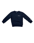 Champion Boy's Crewneck Sweatshirt Legacy American Classics-Ultra Light Powerblend Logo Small 306291 BS501 NNY blue